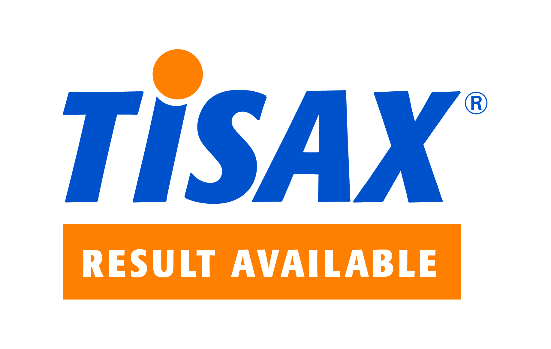 Logo mit dem Schriftzug Tisax result available.